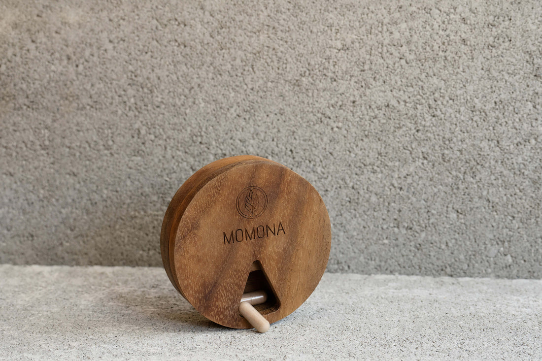 Acacia wood capsule wheel