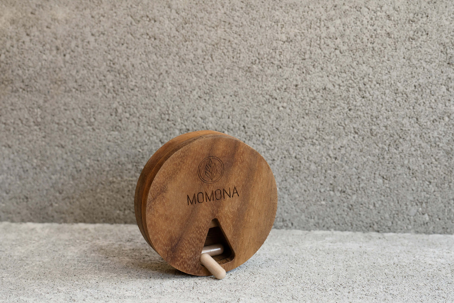 Acacia wood capsule wheel